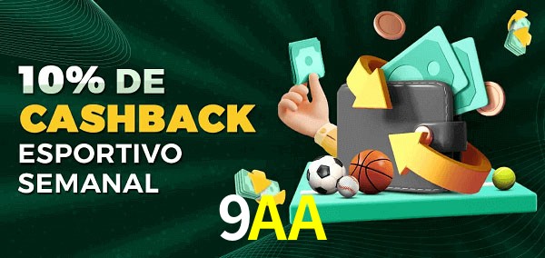 10% de bônus de cashback na 9AA